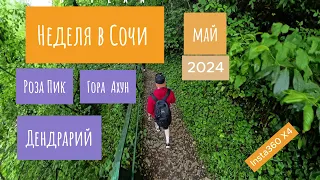 Сочи май 2024, Роза Хутор, Адлер (insta360 x4).