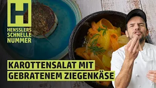 Schnelles Karottensalat mit gebratenem Ziegenkäse Rezept von Steffen Henssler