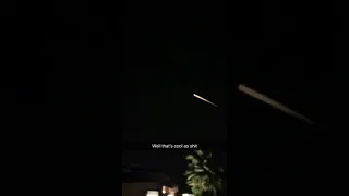 Space X Dragon Rocket Re-entry (sonic boom heard across Fl and Ga, video taken in south GA