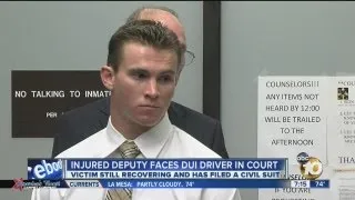 Man who drove drunk, injured off-duty sheriff's deputy apologizes in court