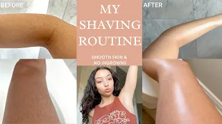 MY SHAVING ROUTINE | full body | tips for smooth skin & no ingrowns