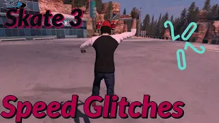 ALMOST EVERY SPEED GLITCH IN SKATE 3 !!! (Tutorial)