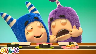 For The Love Of Sushi | Oddbods - Food Adventures | Cartoons for Kids