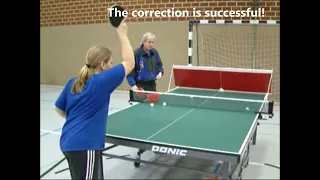 Multiball training with Table Tennis SONG !