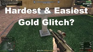 Gold Glitch Comparison Based on it's Difficulties.