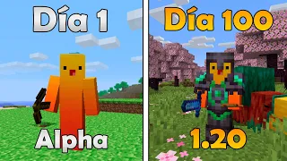 Paso MINECRAFT pero LA VERSION SE ACTUALIZA CADA DIA...