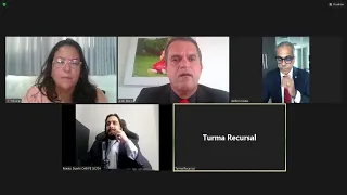 Sessão por Videoconferência da Turma Recursal do TJSE - 28/10/2021