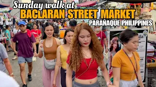 ULTIMATE WALK AT BACLARAN STREET MARKET IN PARAÑAQUE CITY PHILIPPINES [4k]
