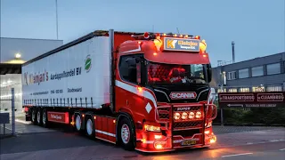 Kleinjan Transport Scania R650 NextGeneration V8 LOUD sound [ONBOARD]