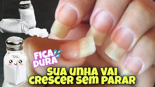 SUAS UNHAS VÃO CRESCER SEM PARAR COM ESSA RECEITA CASEIRA PARA UNHA CRESCER E FICAR DURA