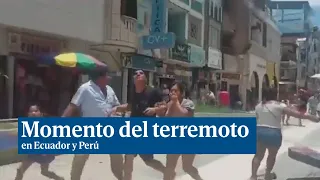 Así se ha vivido el terremoto de magnitud 6,5  que ha sacudido Ecuador y Perú