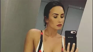 Demi Lovato’s Breasts Nearly Fall Out Of Her Low-Cut Bathing Suit In Super Sexy New Pic