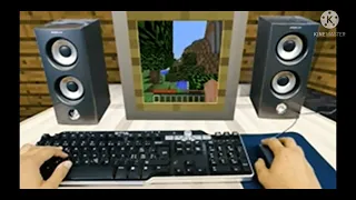 angry Steve windows 11 realistic Minecraft playing