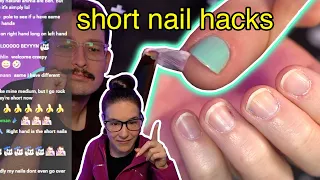 Short Nail Painting Hacks YOU DID NOT KNOW - Simply Stream Highlights