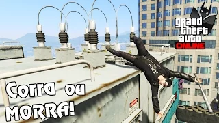 GTA V Online: CORRA OU MORRA! CHOQUE DO INFERNOOOO