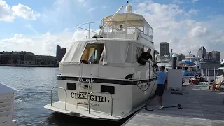 Big Hatteras excellent docking in Baltimore