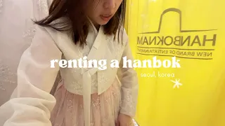 Seoul, Korea - Renting a Hanbok (Hanboknam)
