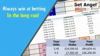 Betting strategy that works - How to always win at betting in the long run