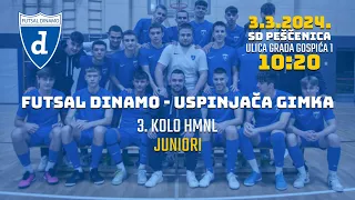 JUNIORI: FUTSAL DINAMO - USPINJAČA GIMKA