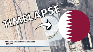 Timelapse: Building of Lusail Stadium - Qatar (2016-2022)