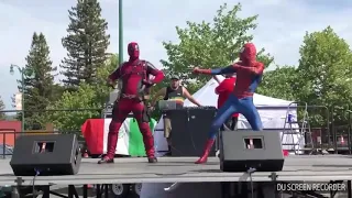 Homem aranha e deadpool dançando-  TAYLOR SWIFT