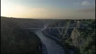 Bristol by Drone - Clifton Suspension Bridge & Avon Gorge