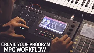 AKAI MPC LIVE 2 FULL WORKFLOW Guide / CREATE YOUR PROGRAMS / Start from a loop, Arrange and Perform