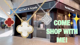 Come Shop with Me! 💕 Van Cleef & Arpels Shopping Vlog - Feb 2024!