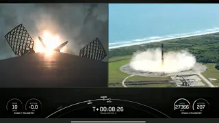 Incredible views of SpaceX Falcon 9 Transporter-3 Mission