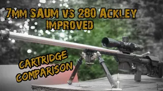 7mm SAUM vs 280 Ackley Improved Cartridge Comparison