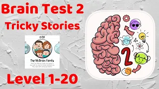 Brain Test 2: Tricky Stories The McBrain Family Level 1-20 Walkthrough Solution