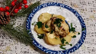 КУРИНЫЕ РУЛЕТИКИ ЗАПЕЧЁННЫЕ С КАРТОФЕЛЕМ. БЕСПОДОБНОЕ БЛЮДО! 😋👍