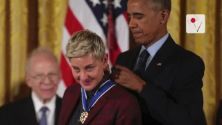 Ellen DeGeneres Wins the Mannequin Challenge at the White House