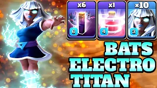 TH15 Electro Titan Combo Attacks With Bats & Recall Spell!! Th15 Attack Strategy 2022 Clash of Clans