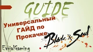 Blade and Soul Универсальный Гайд по Прокачке #1 (быстрая прокачка, основы морфа оружия)