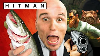 Nilpferd mit MENSCHEN füttern | Hitman