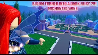 BLOOM TURNED INTO A DARK FAIRY ?!!! WHAT WILL THE WINX DO ? Roblox Ivix Universe Roleplay