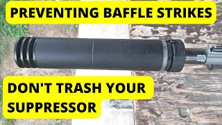 Preventing Baffle Strikes in Suppressors/Silencers