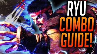 STREET FIGHTER 6 RYU COMBOS! Starter Combo Guide