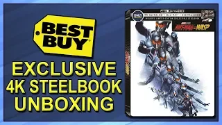 Ant-Man and the Wasp Best Buy Exclusive 4K+2D Blu-ray SteelBook Unboxing