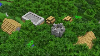 Я НАШЕЛ ЗАБРОШЕННУЮ ДЕРЕВНЮ В ЛЕСУ В МАЙНКРАФТ 100% троллинг ловушка minecraft