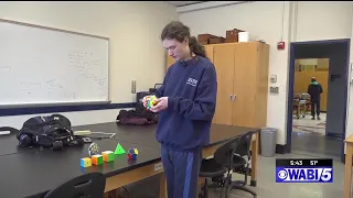 UMaine student holds multiple #1 state cubing rankings