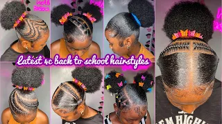 🍡💖Best 4𝐜 natural HAIRSTYLES + 𝐒𝐥𝐚𝐲𝐞𝐝 edges 🩵(Pinterest inspired HAIRSTYLES 📌🎀)