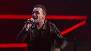 U2 perform "Vertigo" at the 25th Anniversary Concert