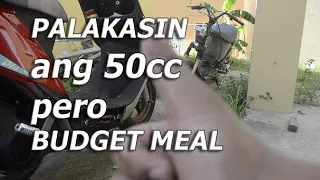 Paano Palakasin ang 50cc Dio???/ Budget Meal Modification for Dio 50cc