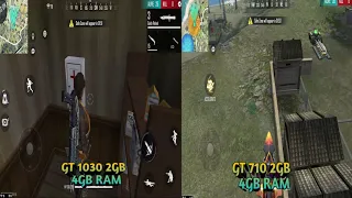GT 1030 And GT 710 FPS Test In Medium Settings In Free Fire Game || Which Best Graphic Card For You