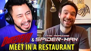 CHARLIE COX finally talks meeting ANDREW GARFIELD!!  Reaction