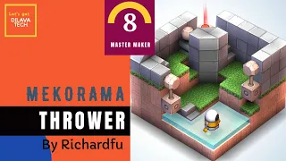 Mekorama - Thrower by Richardfu, Master Makers Level 8, Walkthrough, Dilava Tech