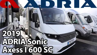 ADRIA Sonic Axess I 600 SC 2019 Motorhome 6,99 m