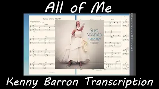 **All of Me** Kenny Barron Piano Transcription | Free Download